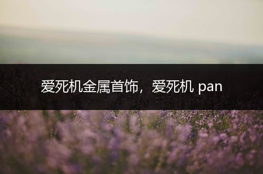 爱死机金属首饰，爱死机 pan