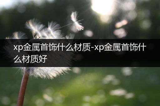 xp金属首饰什么材质-xp金属首饰什么材质好