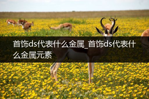 首饰ds代表什么金属_首饰ds代表什么金属元素