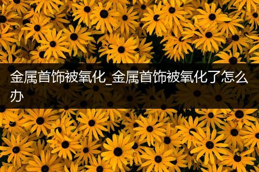 金属首饰被氧化_金属首饰被氧化了怎么办