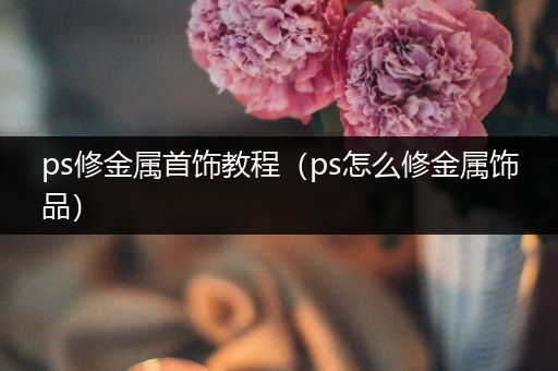 ps修金属首饰教程（ps怎么修金属饰品）