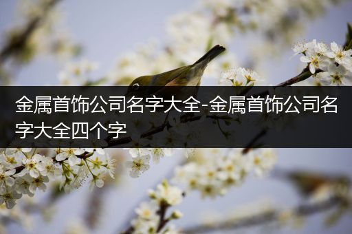 金属首饰公司名字大全-金属首饰公司名字大全四个字