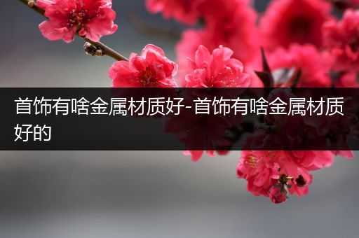 首饰有啥金属材质好-首饰有啥金属材质好的