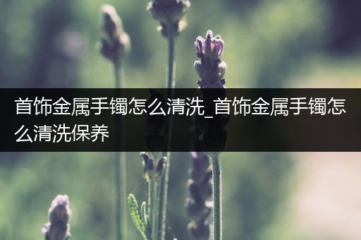 首饰金属手镯怎么清洗_首饰金属手镯怎么清洗保养