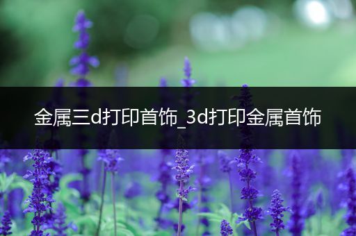 金属三d打印首饰_3d打印金属首饰