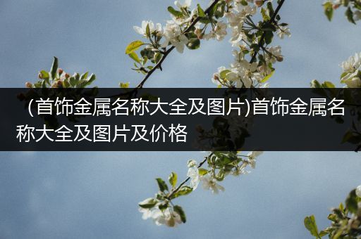 （首饰金属名称大全及图片)首饰金属名称大全及图片及价格