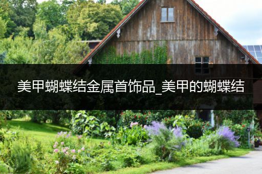 美甲蝴蝶结金属首饰品_美甲的蝴蝶结