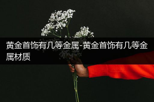 黄金首饰有几等金属-黄金首饰有几等金属材质