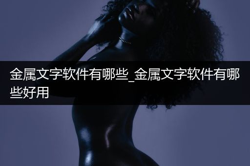 金属文字软件有哪些_金属文字软件有哪些好用