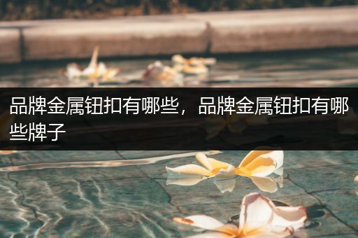 品牌金属钮扣有哪些，品牌金属钮扣有哪些牌子