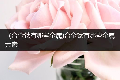 （合金钛有哪些金属)合金钛有哪些金属元素