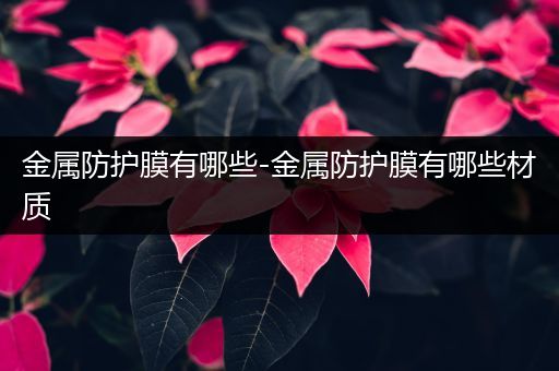 金属防护膜有哪些-金属防护膜有哪些材质