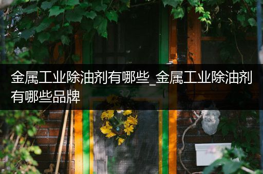 金属工业除油剂有哪些_金属工业除油剂有哪些品牌