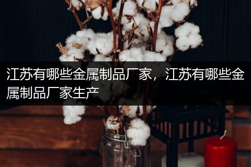 江苏有哪些金属制品厂家，江苏有哪些金属制品厂家生产