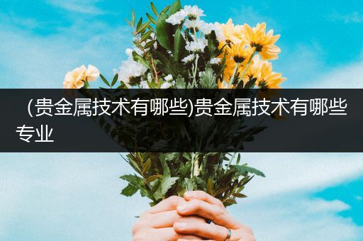 （贵金属技术有哪些)贵金属技术有哪些专业