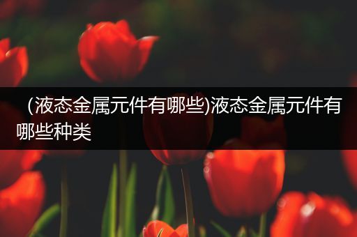 （液态金属元件有哪些)液态金属元件有哪些种类