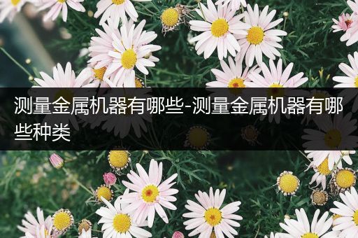 测量金属机器有哪些-测量金属机器有哪些种类