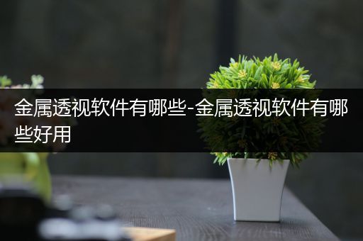 金属透视软件有哪些-金属透视软件有哪些好用