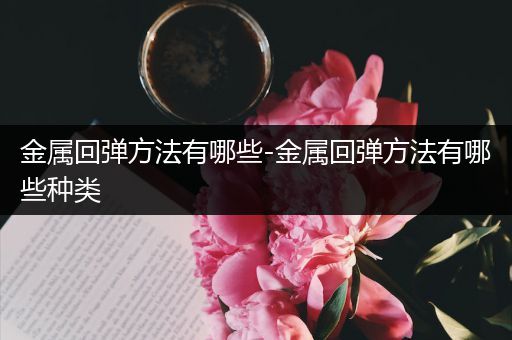 金属回弹方法有哪些-金属回弹方法有哪些种类