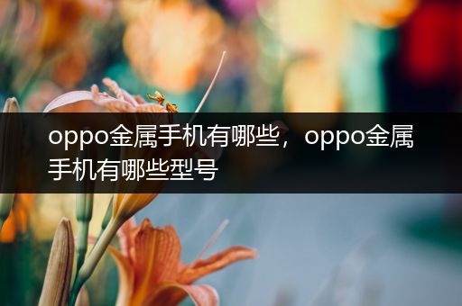 oppo金属手机有哪些，oppo金属手机有哪些型号