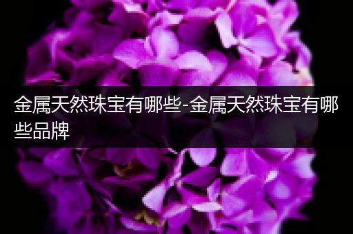 金属天然珠宝有哪些-金属天然珠宝有哪些品牌