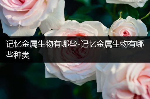 记忆金属生物有哪些-记忆金属生物有哪些种类