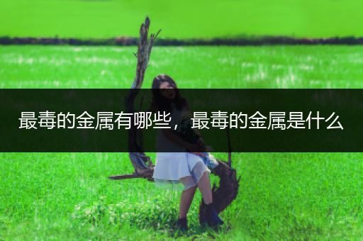 最毒的金属有哪些，最毒的金属是什么