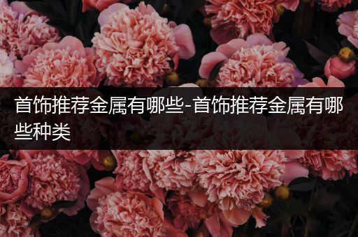 首饰推荐金属有哪些-首饰推荐金属有哪些种类