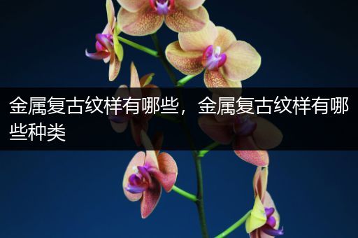 金属复古纹样有哪些，金属复古纹样有哪些种类
