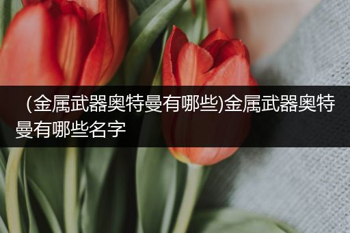 （金属武器奥特曼有哪些)金属武器奥特曼有哪些名字