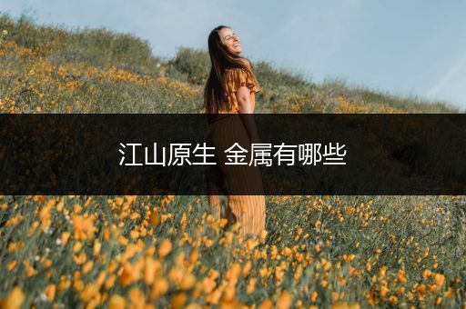 江山原生 金属有哪些