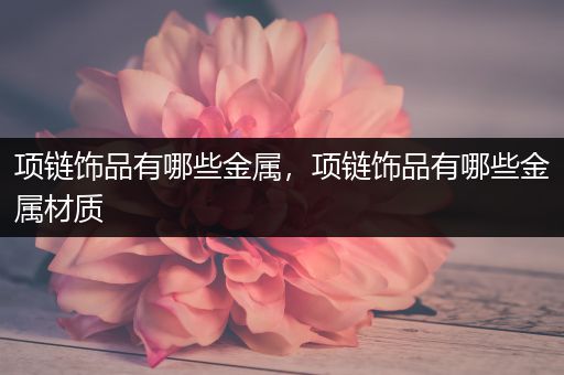 项链饰品有哪些金属，项链饰品有哪些金属材质