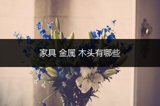 家具 金属 木头有哪些