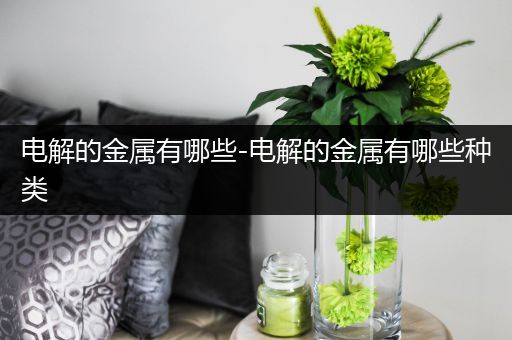 电解的金属有哪些-电解的金属有哪些种类