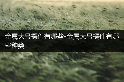 金属大号摆件有哪些-金属大号摆件有哪些种类