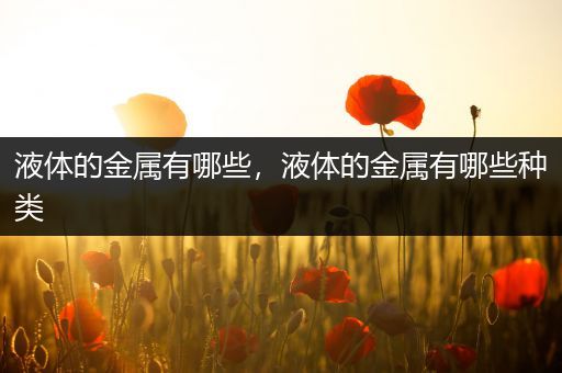 液体的金属有哪些，液体的金属有哪些种类