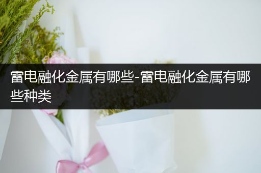 雷电融化金属有哪些-雷电融化金属有哪些种类