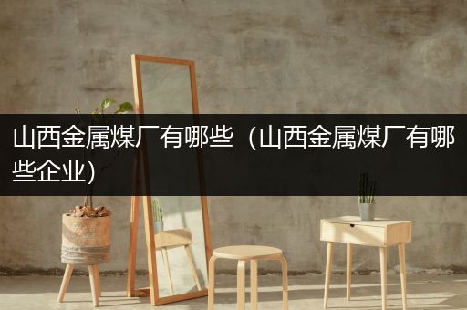 山西金属煤厂有哪些（山西金属煤厂有哪些企业）