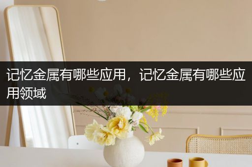 记忆金属有哪些应用，记忆金属有哪些应用领域