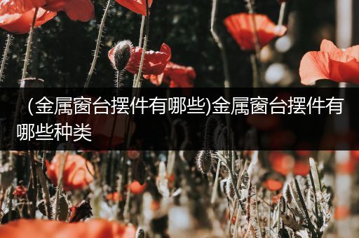 （金属窗台摆件有哪些)金属窗台摆件有哪些种类