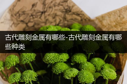 古代雕刻金属有哪些-古代雕刻金属有哪些种类