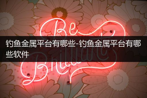 钓鱼金属平台有哪些-钓鱼金属平台有哪些软件