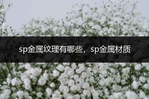 sp金属纹理有哪些，sp金属材质