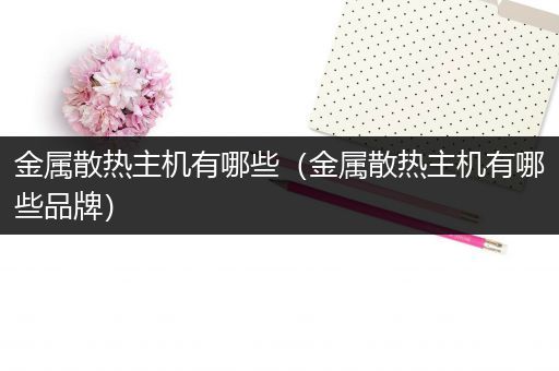金属散热主机有哪些（金属散热主机有哪些品牌）