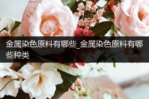 金属染色原料有哪些_金属染色原料有哪些种类