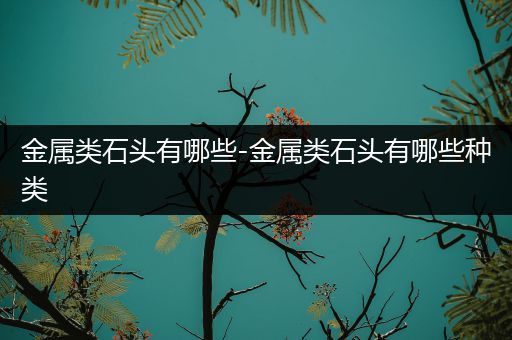 金属类石头有哪些-金属类石头有哪些种类