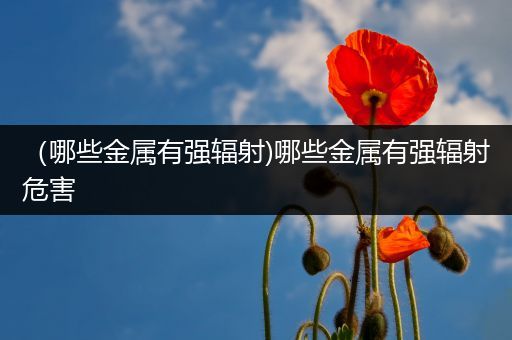 （哪些金属有强辐射)哪些金属有强辐射危害