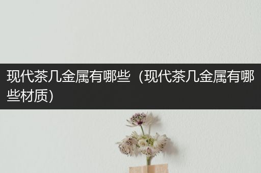 现代茶几金属有哪些（现代茶几金属有哪些材质）
