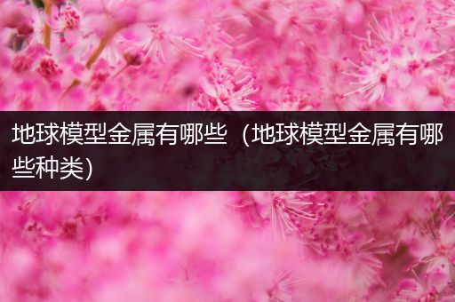 地球模型金属有哪些（地球模型金属有哪些种类）