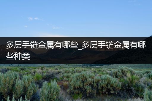 多层手链金属有哪些_多层手链金属有哪些种类